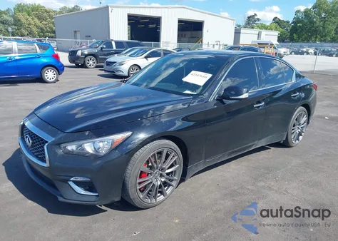 2018 Infiniti Q50 3.0T Red Sport 400 from USA, damaged, VIN JN1FV7APXJM461106
